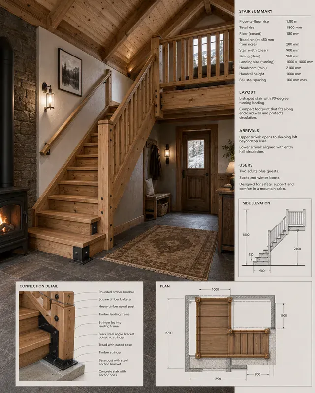 Custom Staircase Railing Generator