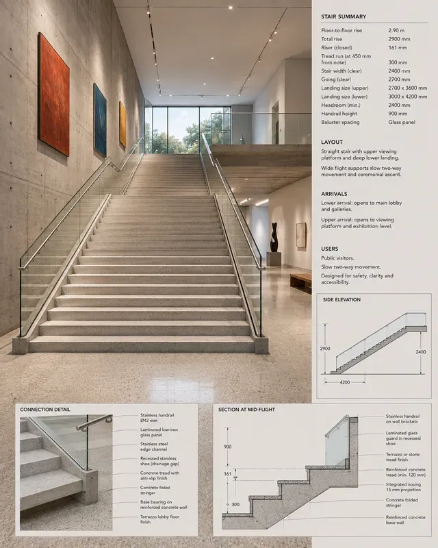 Custom Staircase Railing Generator