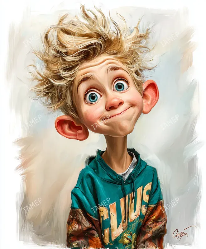 Painterly Caricature Portraits