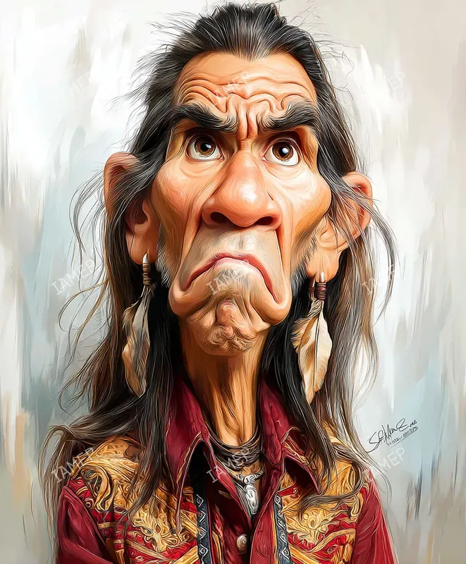 Painterly Caricature Portraits