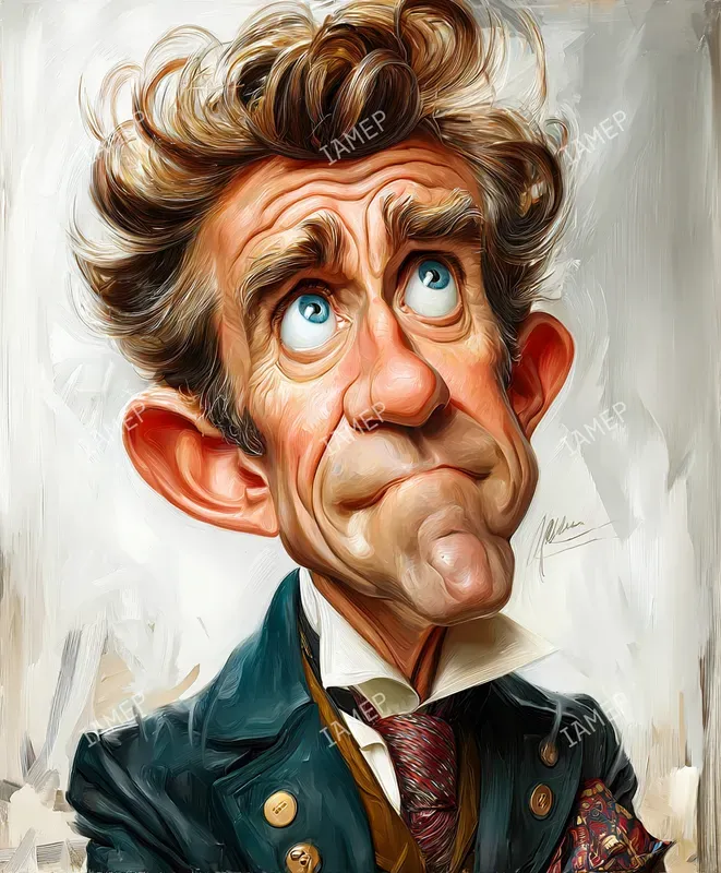 Painterly Caricature Portraits