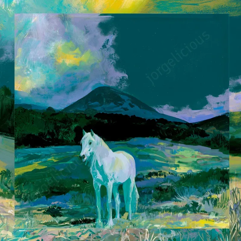 Dreamy Night Landscape Posters