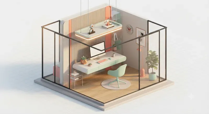 Isometric 3D Saas Scene Generator