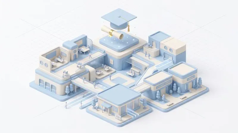 Isometric 3D Saas Scene Generator