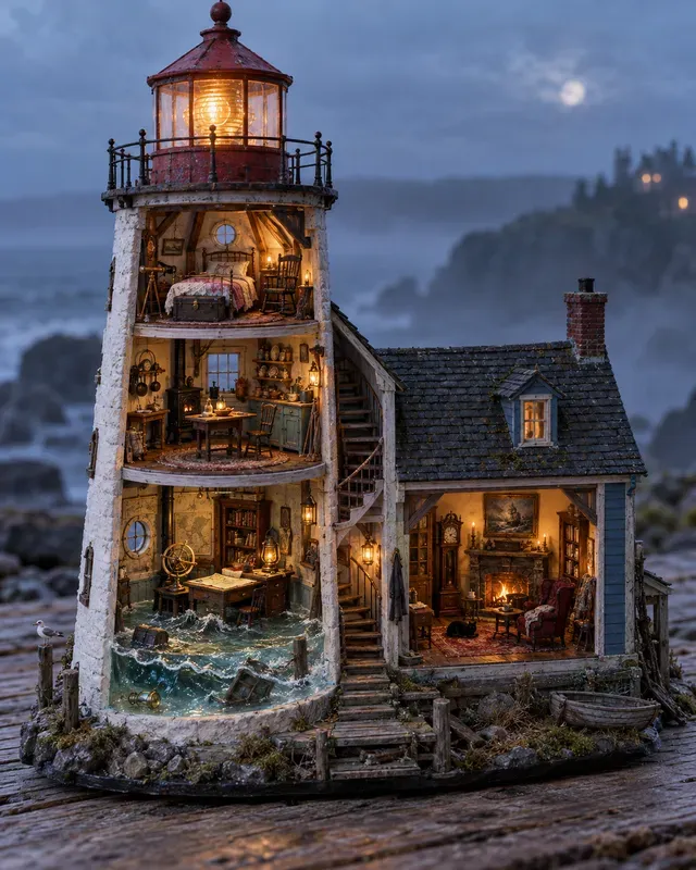 Halloween Haunted Dollhouse Miniatures