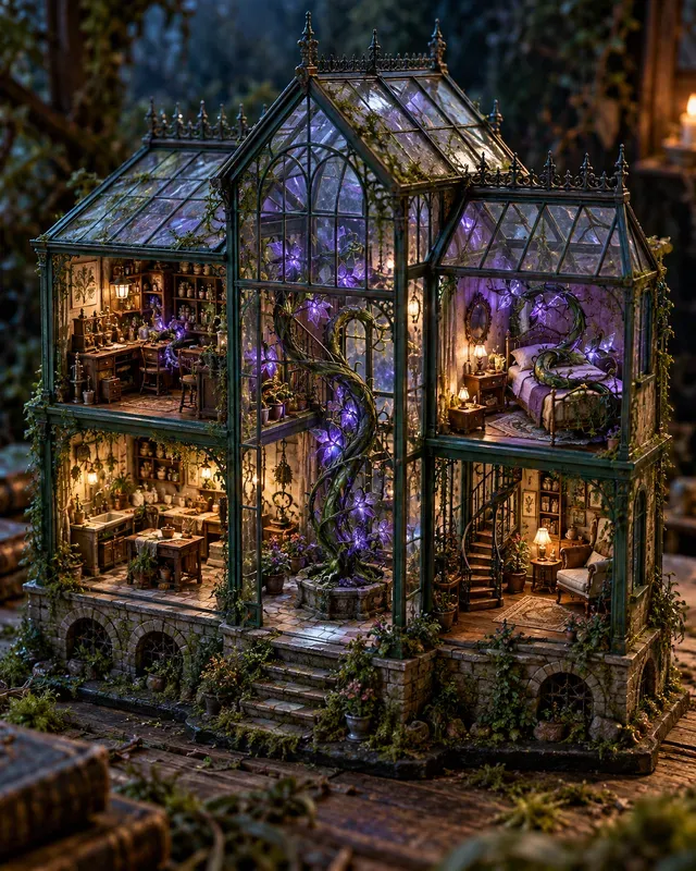 Halloween Haunted Dollhouse Miniatures