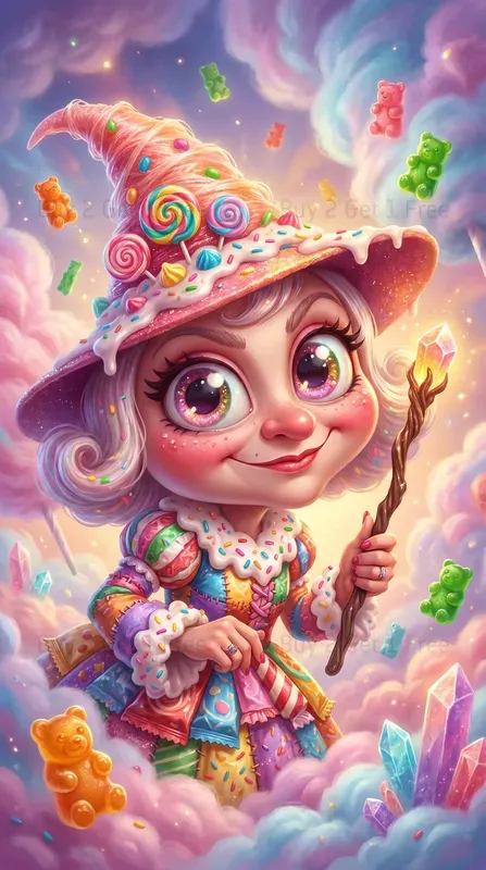 Enchanted Caricature Fantasy Icons