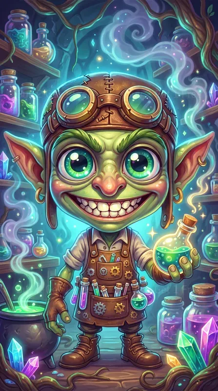 Enchanted Caricature Fantasy Icons