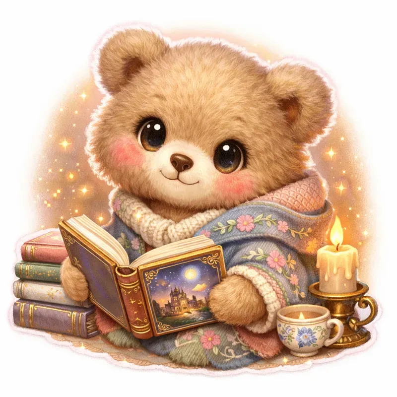 Luxury Cozy Fantasy Animal Illustrations