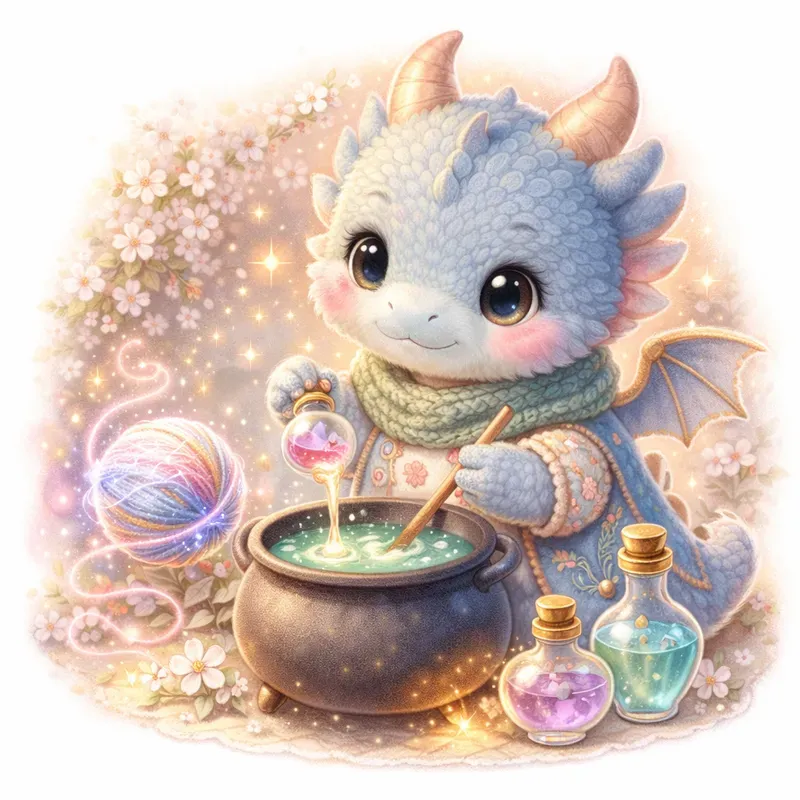 Luxury Cozy Fantasy Animal Illustrations