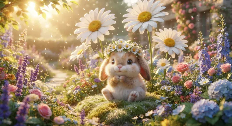 Whimsical Spring Garden Animals