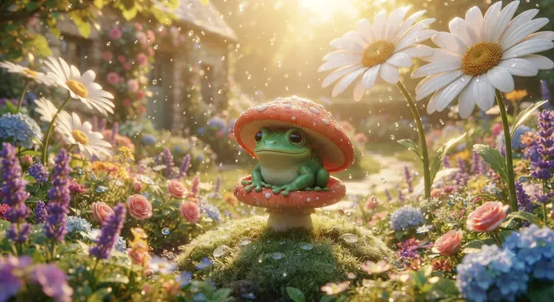 Whimsical Spring Garden Animals