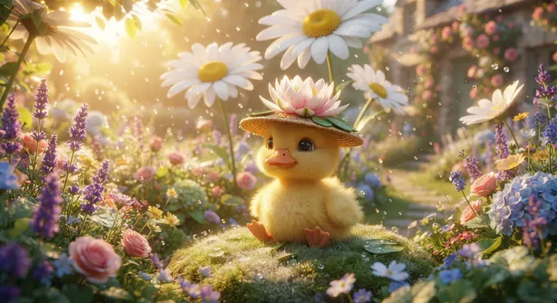 Whimsical Spring Garden Animals