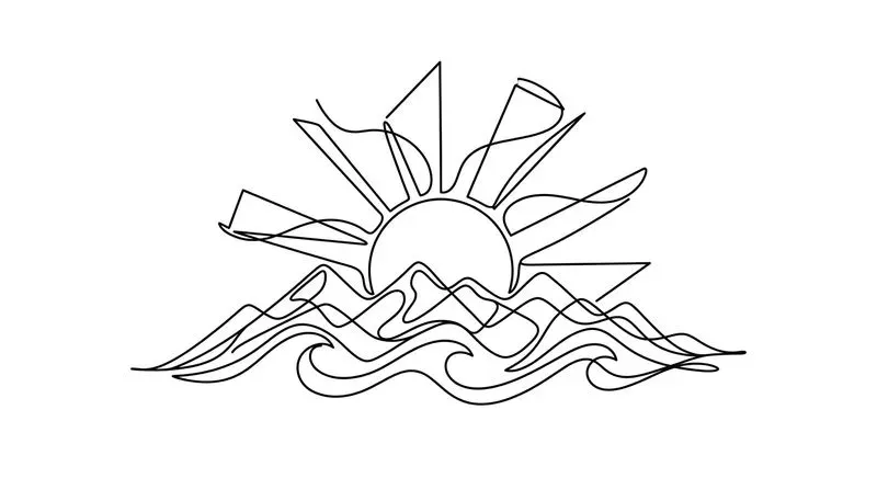 Minimalist Continuous Line Art Vectors