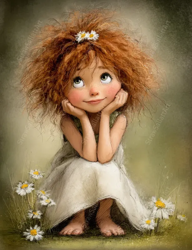 Whimsical Childrens Storybook Art Pages