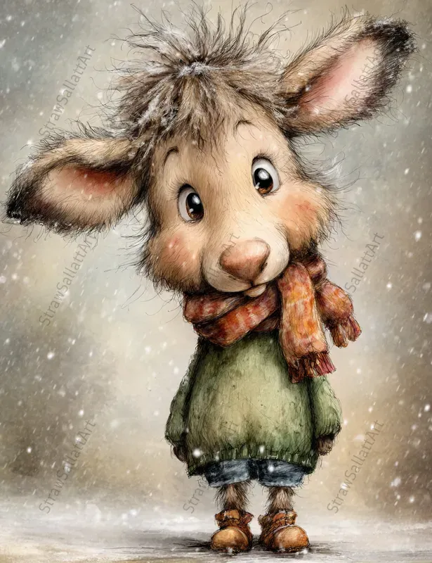 Whimsical Childrens Storybook Art Pages