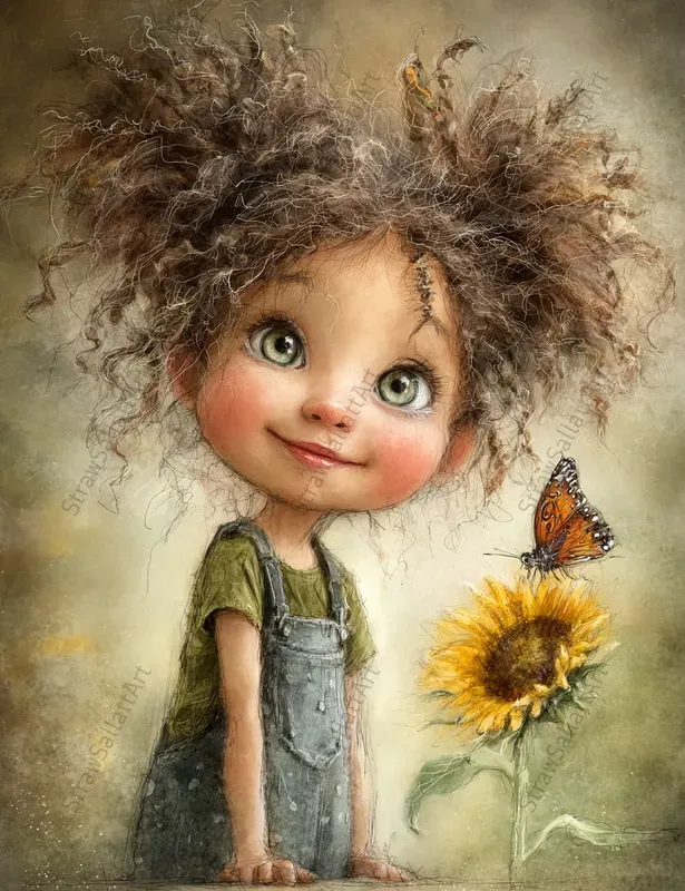 Whimsical Childrens Storybook Art Pages