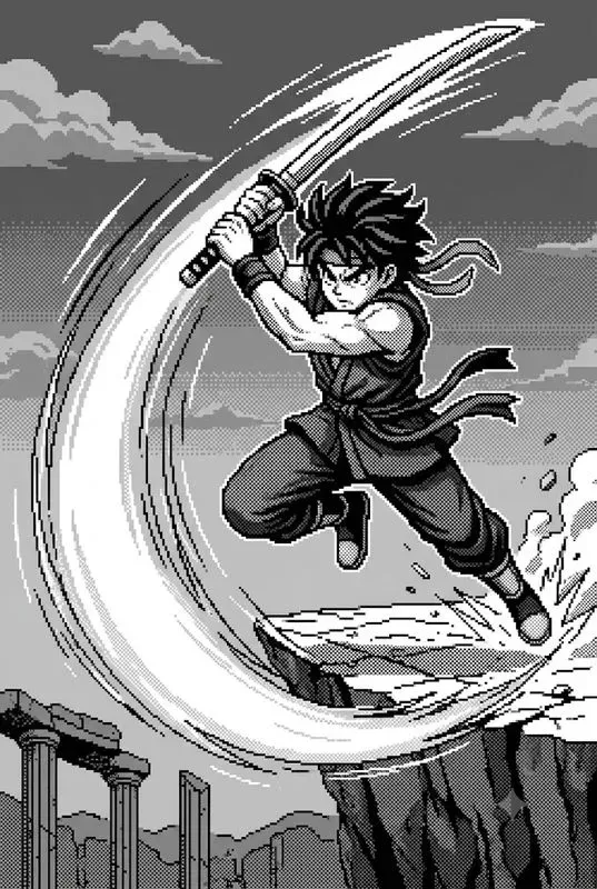 16bit Manga Shonen Pixel Art Studios