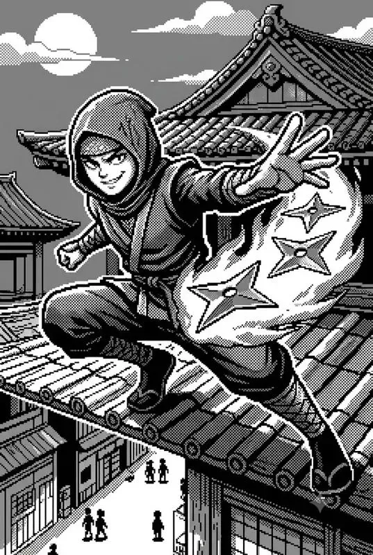 16bit Manga Shonen Pixel Art Studios