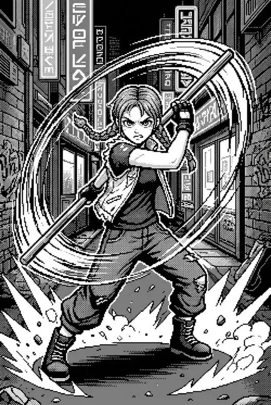 16bit Manga Shonen Pixel Art Studios