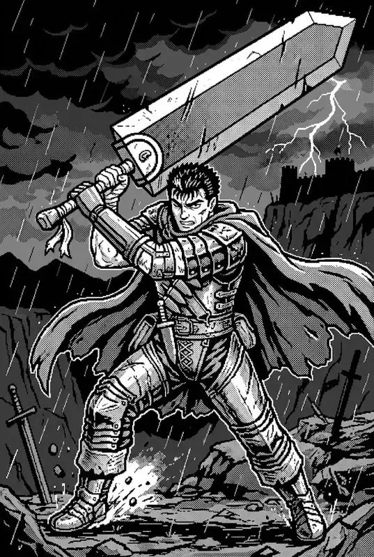 16bit Manga Shonen Pixel Art Studios