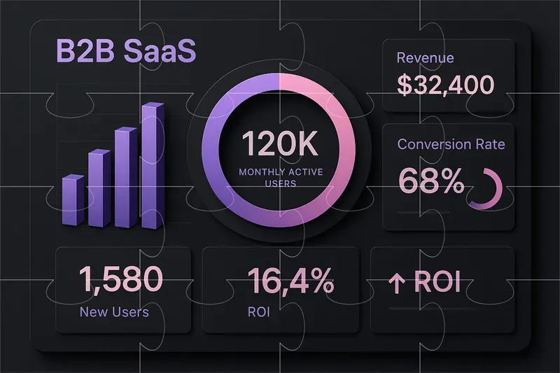 Saas Roi Dashboard Visual Creators
