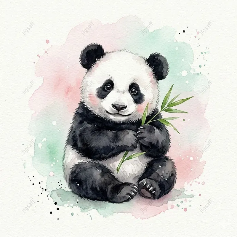 Whimsical Watercolor Baby Animals Art