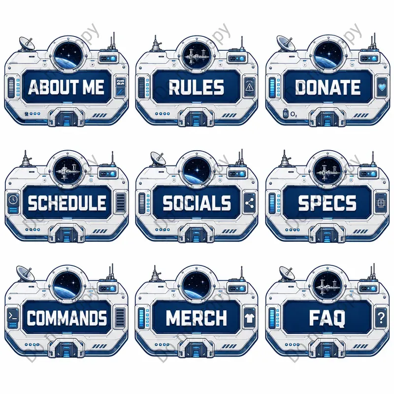 Twitch Panel Designs Any Themes