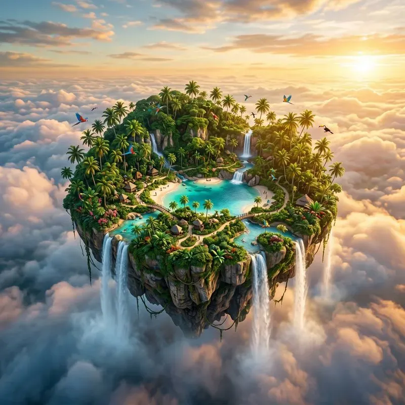 Miniature Floating Biome Worlds Creators