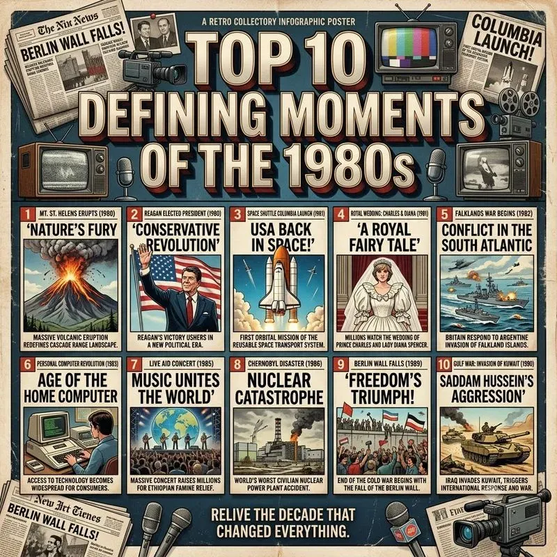 Retro Top 10 History Posters