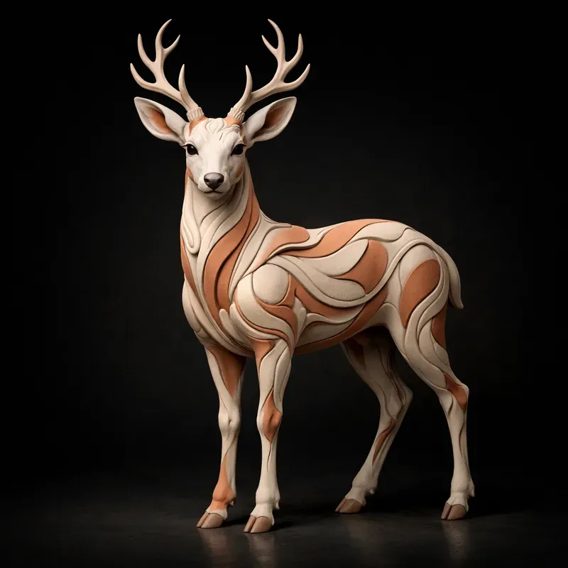 Surreal Sculpted 3D Creature Generator