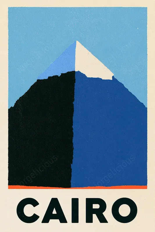 Minimalist Retro City Travel Posters