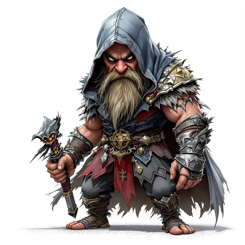 Fantasy Art Cute Cartoon DnD Characters
