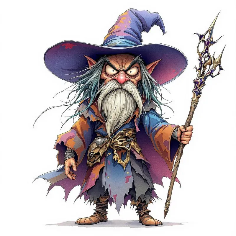 Fantasy Art Cute Cartoon DnD Characters