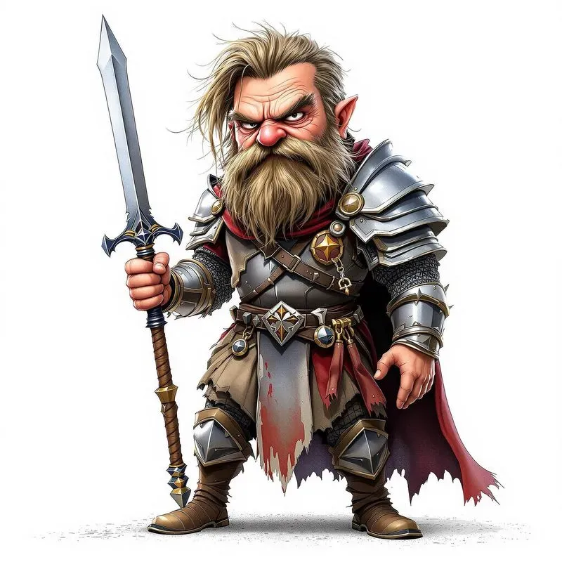 Fantasy Art Cute Cartoon DnD Characters
