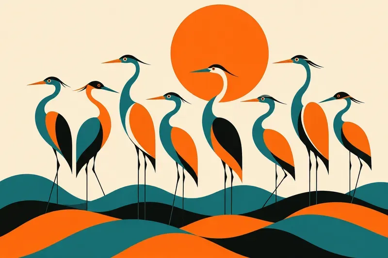 Midcentury Minimalist Art Templates