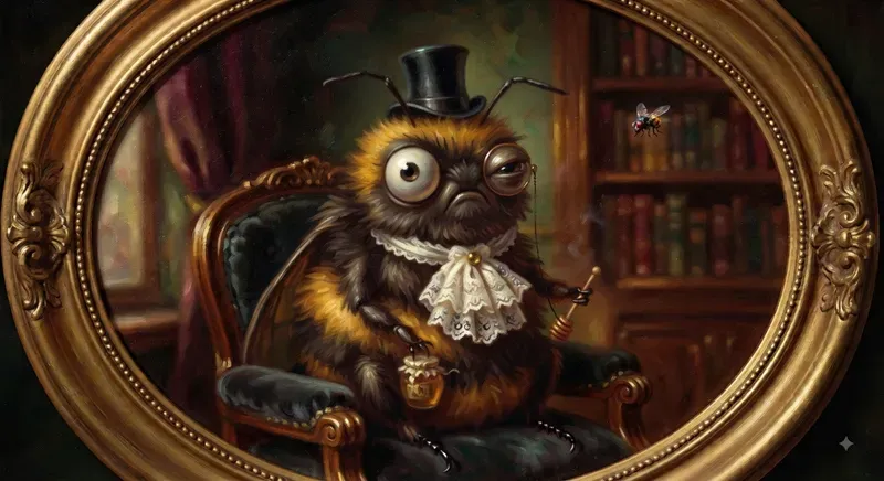 Whimsical Victorian Insect Portraits