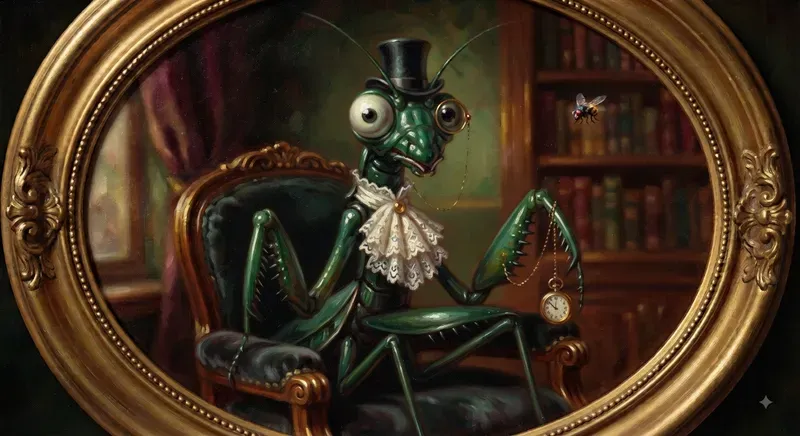 Whimsical Victorian Insect Portraits