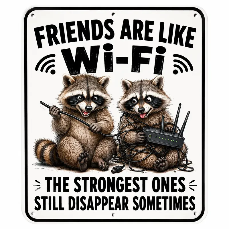 Quirky Animal Friendship Sign Generator