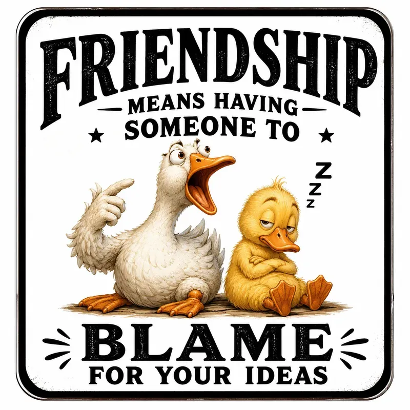 Quirky Animal Friendship Sign Generator