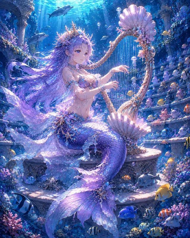 Anime Under The Sea Mermaids Collections
