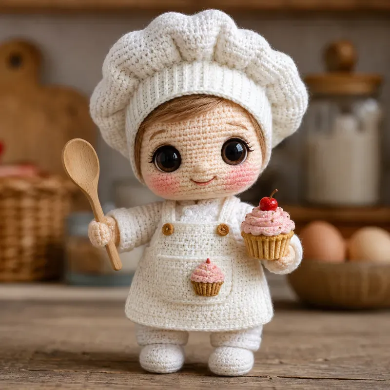 Cute Crochet Baby Portraits