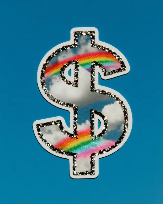 Glitter Sparkle Diecut Stickers