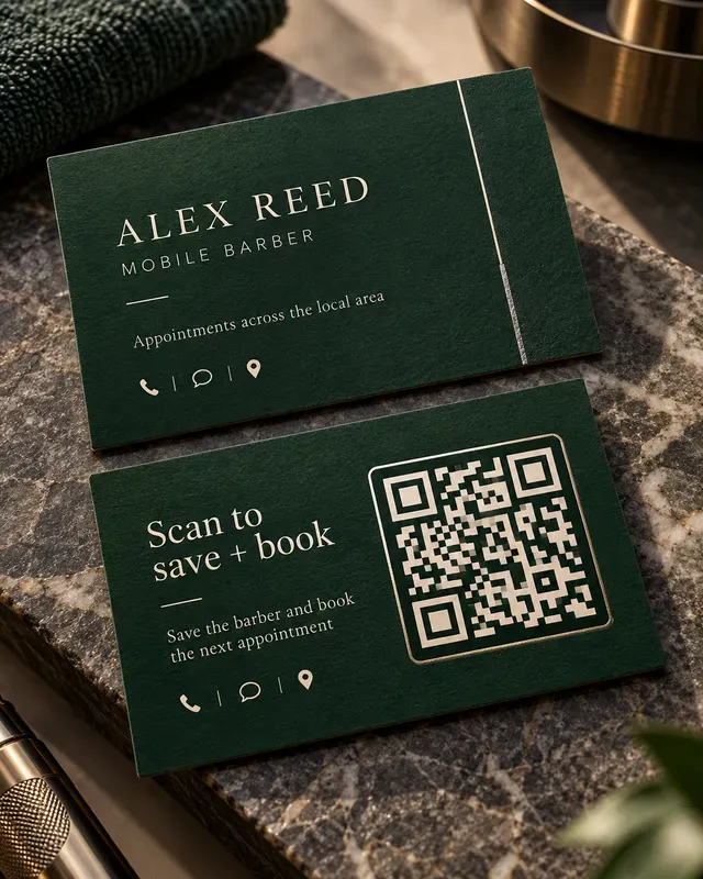 Qr Business Card Contact Handoffs