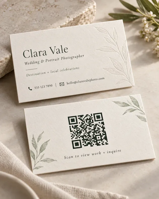 Qr Business Card Contact Handoffs