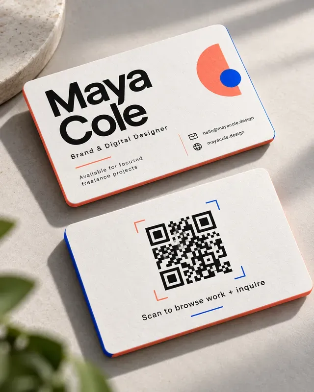 Qr Business Card Contact Handoffs