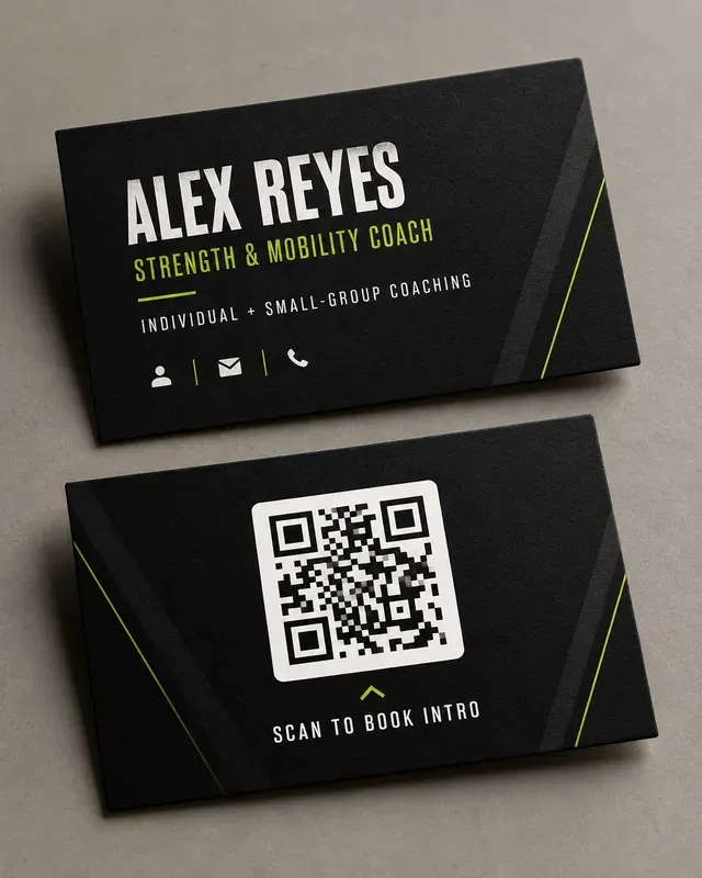 Qr Business Card Contact Handoffs