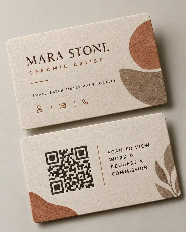 Qr Business Card Contact Handoffs