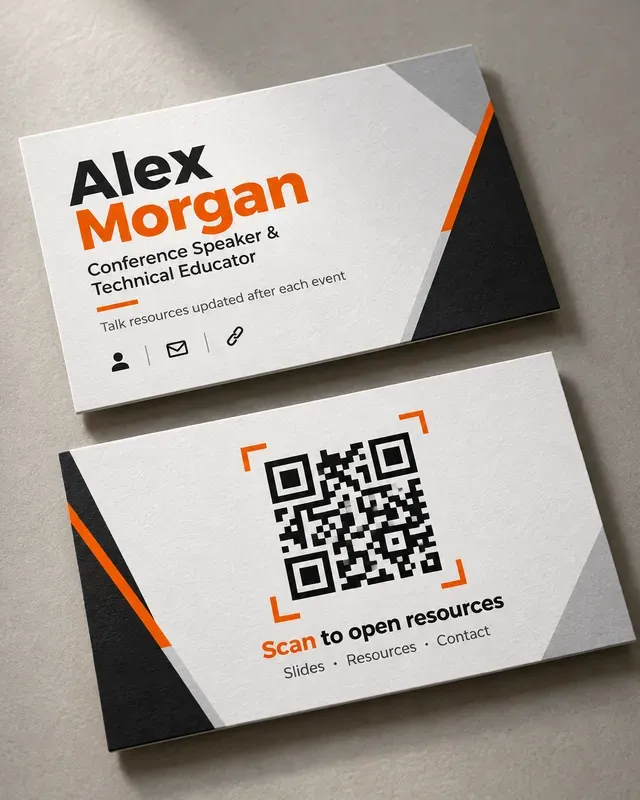 Qr Business Card Contact Handoffs