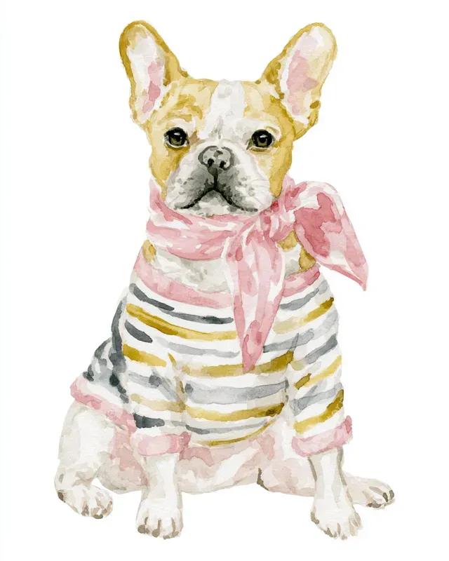 Parisian Lifestyle Watercolor Cliparts